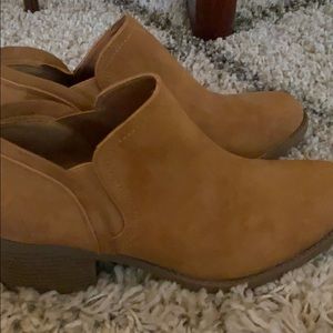 Brown booties